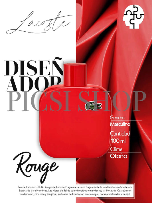Perfume Eau de Lacoste L.12.12. Rouge Lacoste