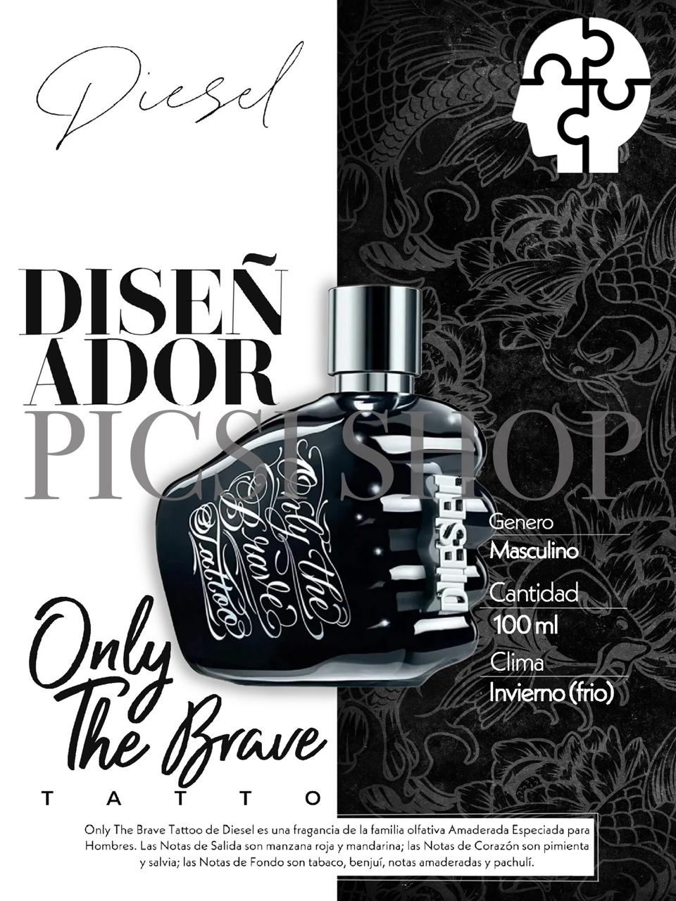 Perfume Only The Brave Tattoo (Diesel)